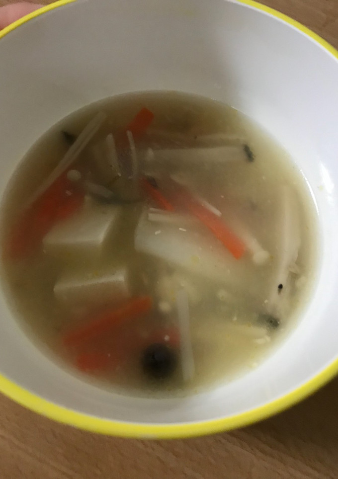 きのことモヤシのスープ-レシピのメイン写真