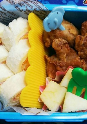 年少(野菜嫌い)お弁当★'18/2/13-レシピのメイン写真