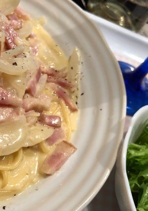 生クリームなし☆カルボナーラ-レシピのメイン写真
