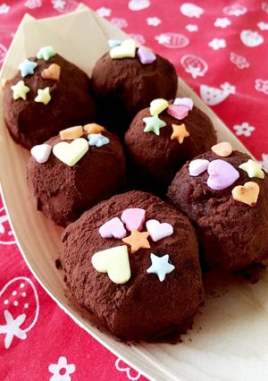 簡単すぎるココアトリュフ-レシピのメイン写真