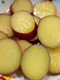 さつまいもの100%りんごジュース煮-レシピのメイン写真