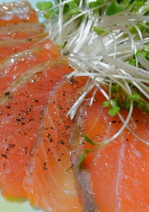 サーモンの燻製(冷燻)-レシピのメイン写真