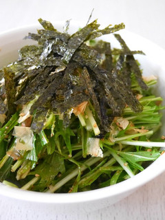 水菜のやみつきサラダ-レシピのメイン写真