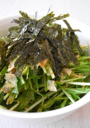 水菜のやみつきサラダ-レシピのメイン写真