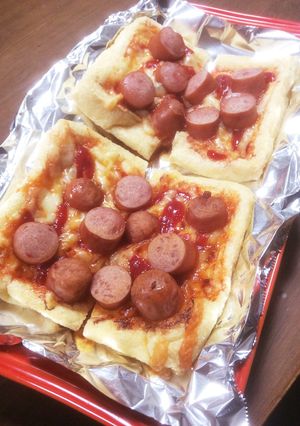 薄上げピザ～ウインナーバージョン-レシピのメイン写真