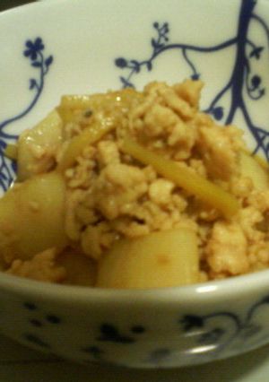 長いものそぼろ煮-レシピのメイン写真
