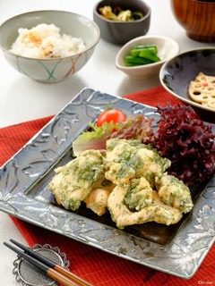 お弁当にも☆鶏胸肉のノリ塩卵白天!-レシピのメイン写真