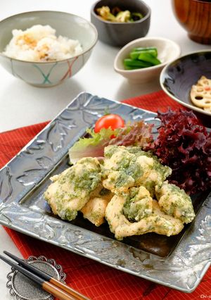 お弁当にも☆鶏胸肉のノリ塩卵白天！-レシピのメイン写真