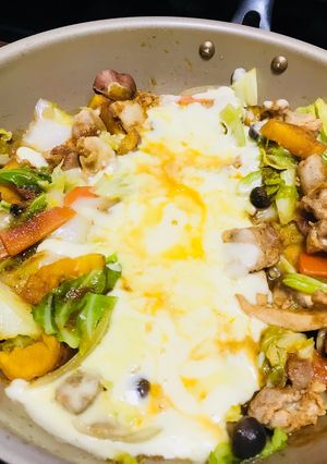 フライパンで超簡単チーズタッカルビ！！-レシピのメイン写真