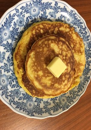 ヘルシー！我が家のホットケーキ-レシピのメイン写真