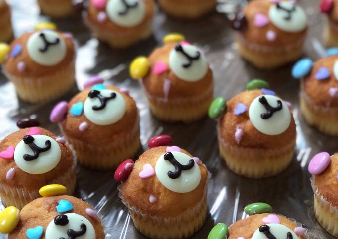 簡単！市販のカップケーキで作るクマちゃん by ミポミポミッポ 