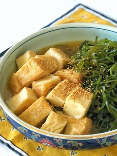 ☆切り昆布と厚揚げの中華煮☆-レシピのメイン写真