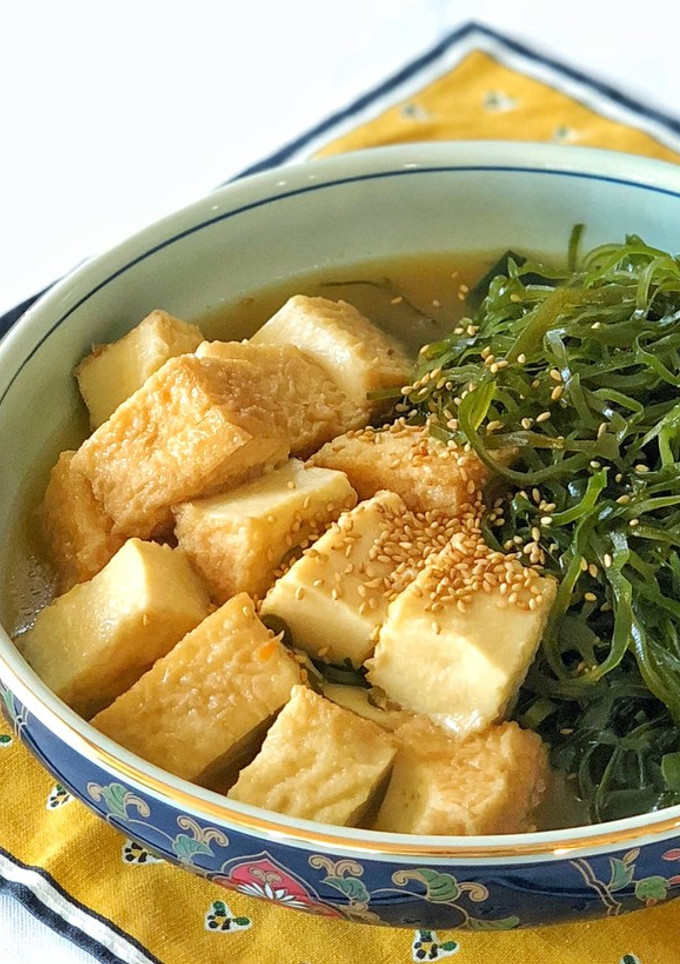 ☆切り昆布と厚揚げの中華煮☆-レシピのメイン写真