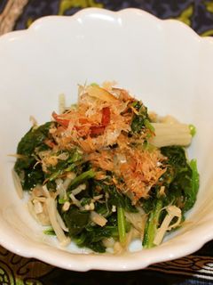 ほうれん草とえのきの煮びたし-レシピのメイン写真