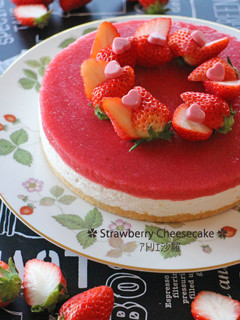 簡単混ぜるだけ✿ストロベリーチーズケーキ-レシピのメイン写真