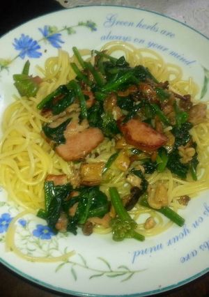 ポルチーニとお肉と野菜のスパゲッティ-レシピのメイン写真