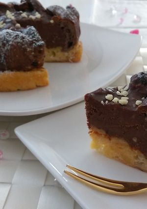 市販のクロワッサンで生チョコケーキ-レシピのメイン写真