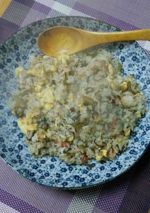 カニカマと高菜の焼き飯-レシピのメイン写真