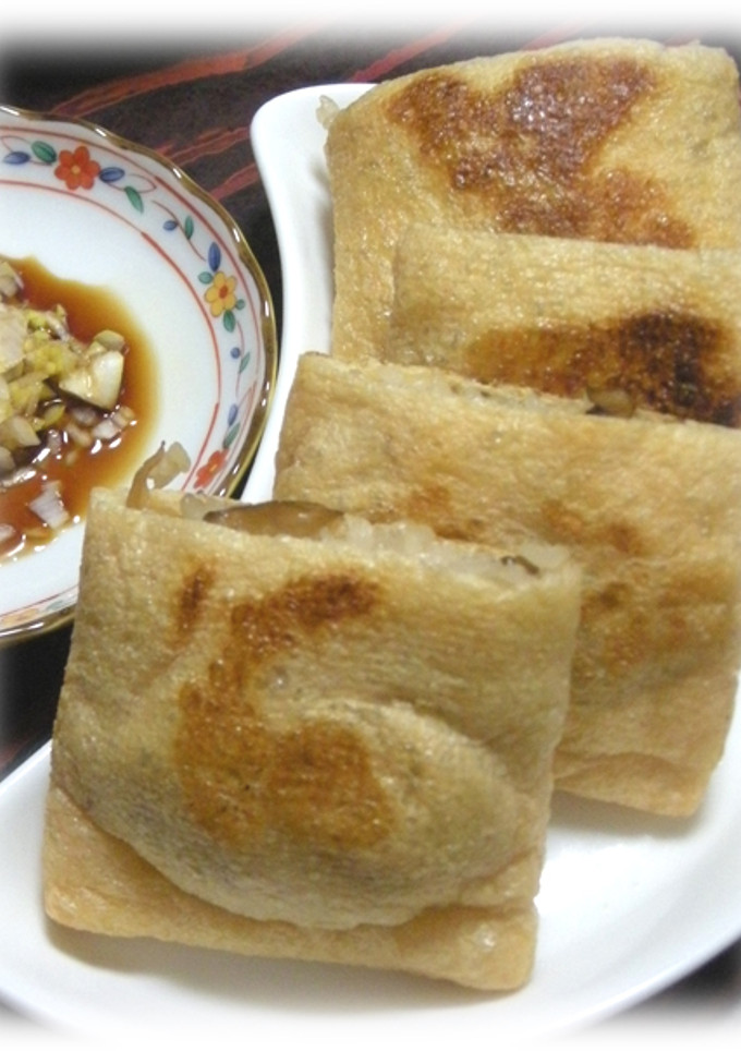 炊き込みご飯の次の日は…☆焼きいなり-レシピのメイン写真