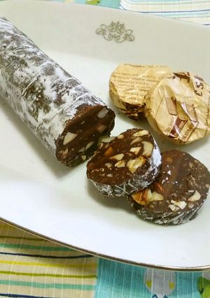 バレンタインに♪チョコサラミ-レシピのメイン写真