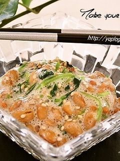 三つ葉のふわとろ納豆和え-レシピのメイン写真
