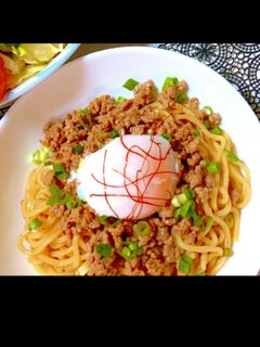 ピリ辛☆お家で簡単 汁なし担々麺-レシピのメイン写真