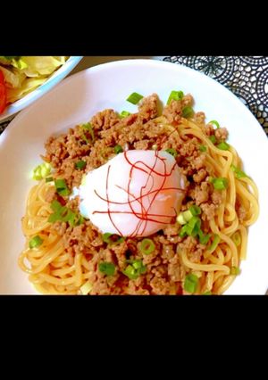 ピリ辛☆お家で簡単 汁なし担々麺-レシピのメイン写真