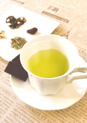 バレンタインに！チョコレートに合う緑茶-レシピのメイン写真