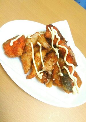 鮭と鶏軟骨の竜田揚げ-レシピのメイン写真