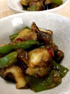 ピーマンと椎茸とナスの南蛮いため-レシピのメイン写真