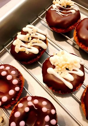 バレンタインにも♪簡単チョコドーナツ-レシピのメイン写真