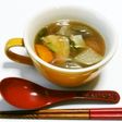 鶏軟骨入り野菜スープ