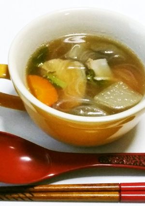 鶏軟骨入り野菜スープ-レシピのメイン写真