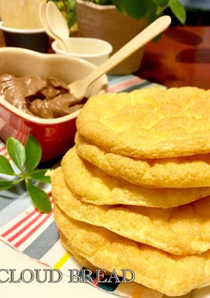 卵&チーズだけで作るクラウドブレッド-レシピのメイン写真