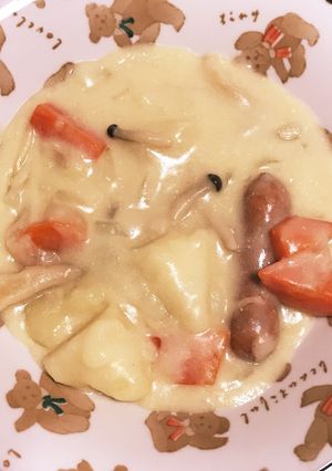濃厚豆乳シチュー ホットクック利用OK-レシピのメイン写真