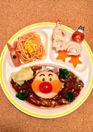 ☆幼児食☆２歳バースデー 誕生日プレート-レシピのメイン写真