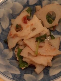 レンコンと大葉の梅あえ-レシピのメイン写真