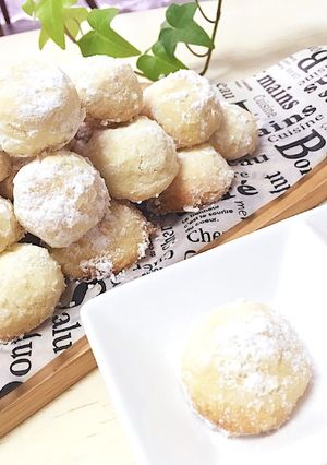 簡単ホワイトクッキー〜ブールドネージュ〜-レシピのメイン写真
