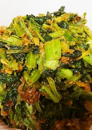 蕪の葉で自家製ふりかけ-レシピのメイン写真