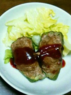 簡単ピーマンの肉詰め-レシピのメイン写真