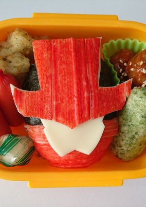 ルパンレンジャー♡ルパンレッド♡キャラ弁-レシピのメイン写真
