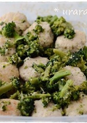 鶏つくねとブロッコリーのくたくた炒め-レシピのメイン写真