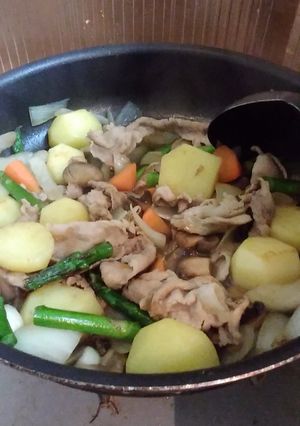肉じゃがとおひたしときんぴらごぼう-レシピのメイン写真