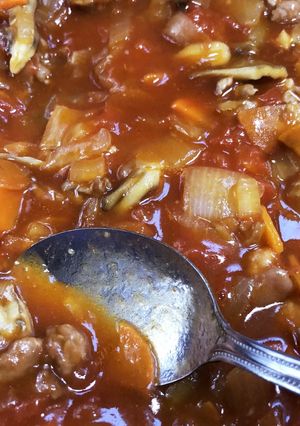 トマト缶でハヤシライス-レシピのメイン写真