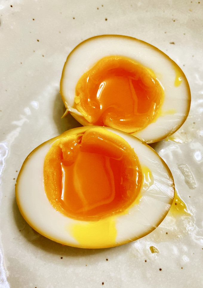 ⭐️ 焼き豚の煮汁で作る絶品の半熟煮卵！-レシピのメイン写真