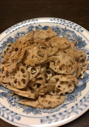 蓮根のきんぴら!醤油無し 塩麹で!-レシピのメイン写真
