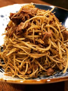 クミンとごぼうの肉塩きんぴら-レシピのメイン写真