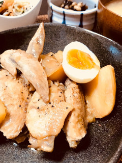 ホクホク♪ホロホロ♪手羽先の甘辛煮♡-レシピのメイン写真