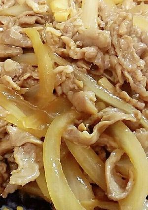 生姜焼きに匹敵❤豚肉と玉葱のトンテキ炒め-レシピのメイン写真
