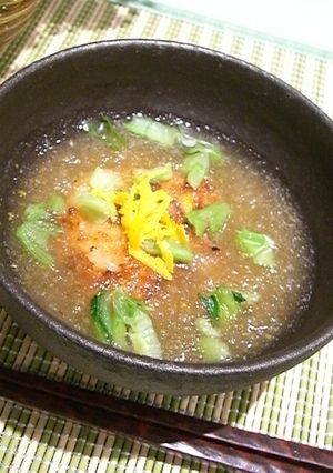 カニ餅の柚子みぞれあんかけ-レシピのメイン写真